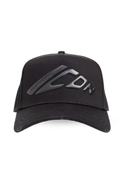 Dsquared2 Icon New Generation Baseball Cap In Black