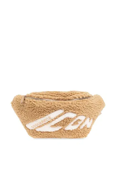 Dsquared2 Icon New Generation Belt Bag In Natural