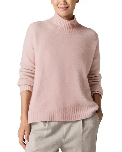 Eileen Fisher Turtleneck Sweater In Opal