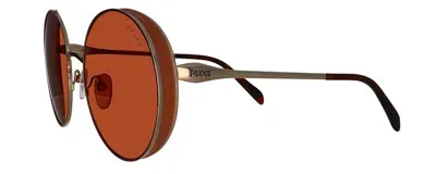 Emilio Pucci Mod. Ep0187-28s-56 In Brown