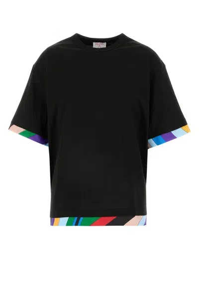 Emilio Pucci T-shirt-s Nd  Female In Black