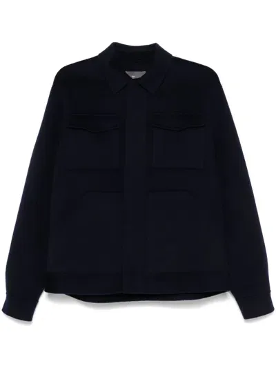 Eric Bompard Double-sided Jacket In Blue