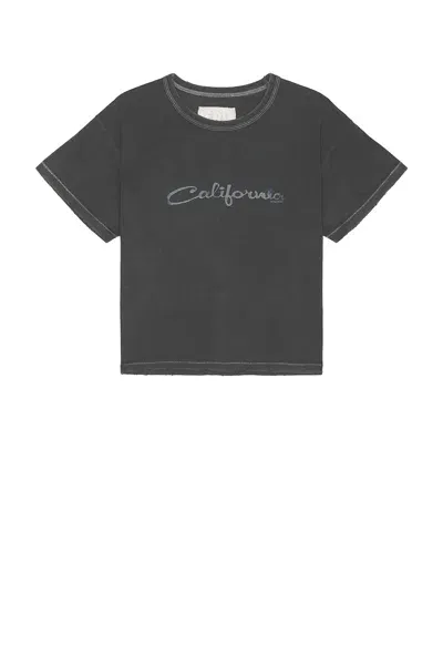 Erl Unisex California Signature Tee Knit In Black