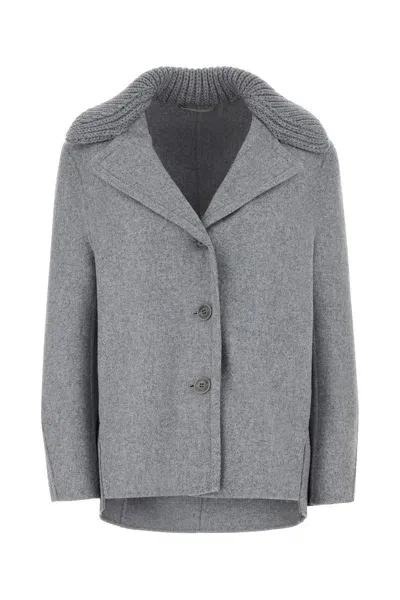 Ermanno Scervino Cappotto-38 Nd  Female In Grey