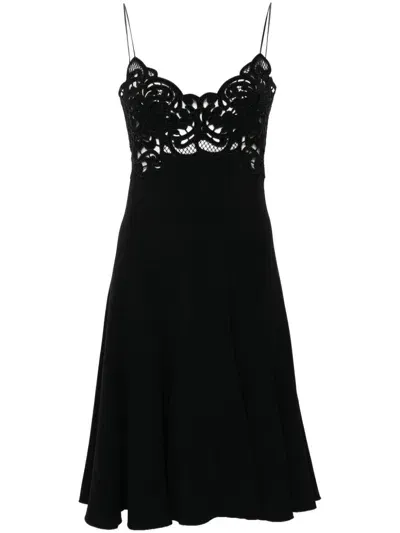 Ermanno Scervino Lace Lingerie Dress In Black