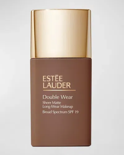 Estée Lauder Double Wear Sheer Matte Longwear Makeup - Spf 19 In N Espresso (deepest With Neutral Rich Br