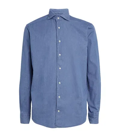 Eton Cotton Slim-fit Shirt In Blue