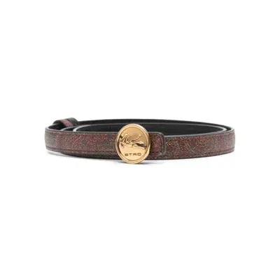 Etro Belts In Brown