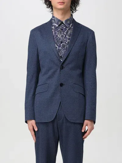 Etro Jacket  Men Color Navy