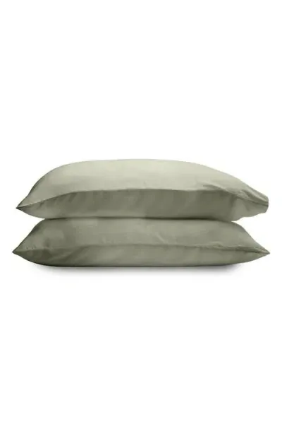 Ettitude Set Of 2 Sateen Pillowcases In Fern