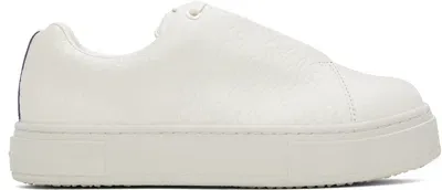 Eytys White Doja Sneakers In Tumbled White