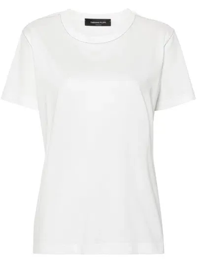 Fabiana Filippi Beaded T-shirt In White