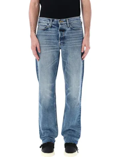 Fear Of God Straight-leg Jeans In Blue