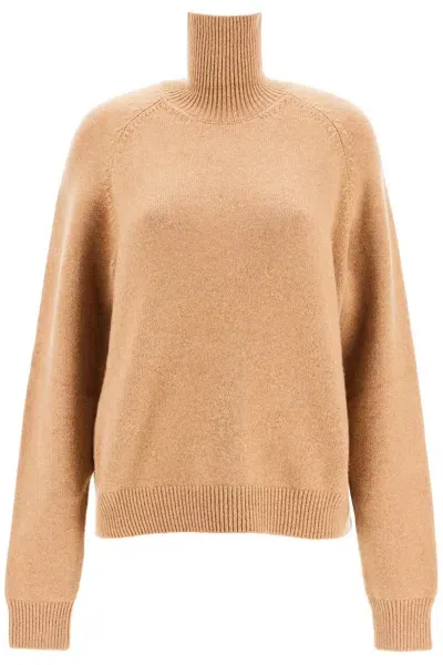 Fendi Cashmere Selleria Pullover In Beige