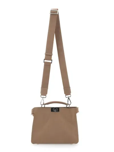 Fendi Nvo - Peekaboo Bag Iseeu Mini In Beige