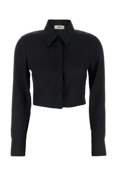 Fendi Shirts In Black