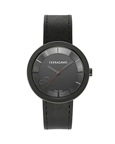 Ferragamo Curve V2 Watch, 35mm In Black