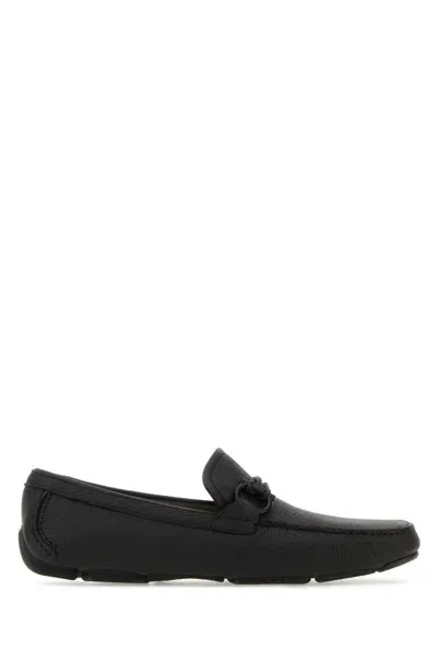 Ferragamo Loafers In Black