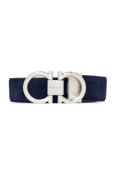 Ferragamo Salvatore  Gancini Belt In Blue