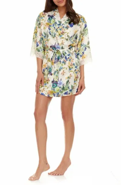 Flora Nikrooz Sabrina 3-piece Travel Pajama Set In Ivory