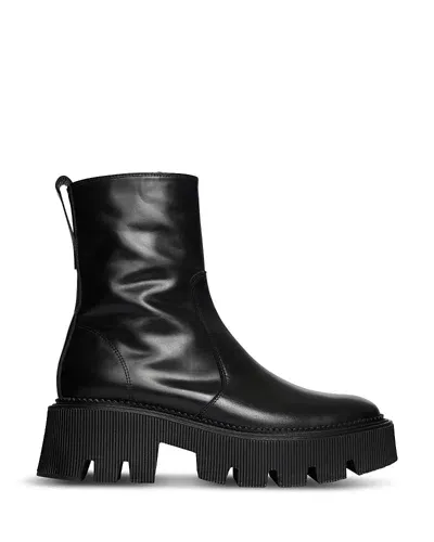 Freda Salvador Darla Boots Black Box Calf