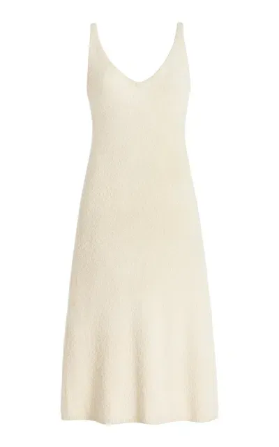 Gabriela Hearst Downs Knit Dress In Ivory Silk Cashmere