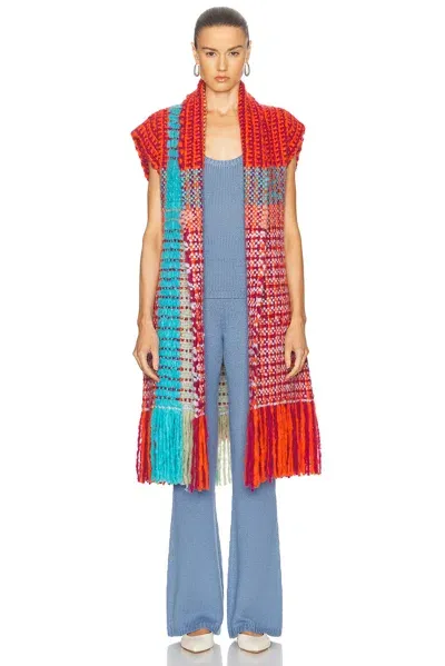 Gabriela Hearst Teagan Cardigan In Spice Multi