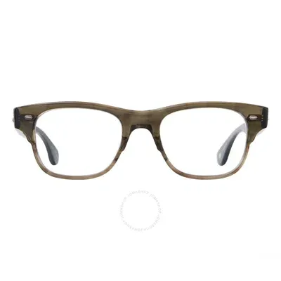 Garrett Leight Rodriguez Demo Rectangular Unisex Eyeglasses 1124 Ot 48 In Brown