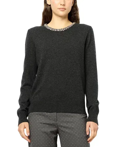 Gerard Darel Jocelyne Sweater In Charcoal