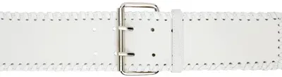 Gimaguas Marta Leather Belt In White