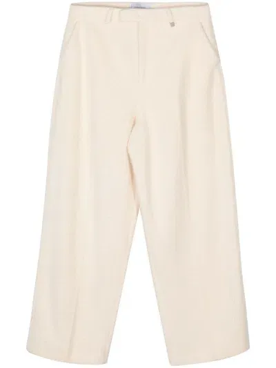 Giuseppe Di Morabito Tweed Trousers In Neutrals