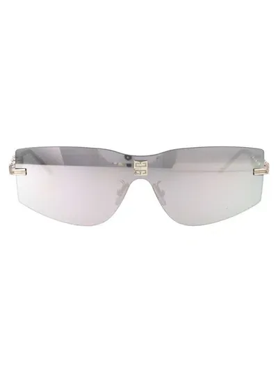 Givenchy Sunglasses In 16c Shiny Palladium / Smoke Mirror