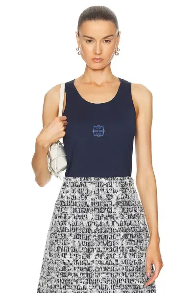 Givenchy Tank Top In Navy