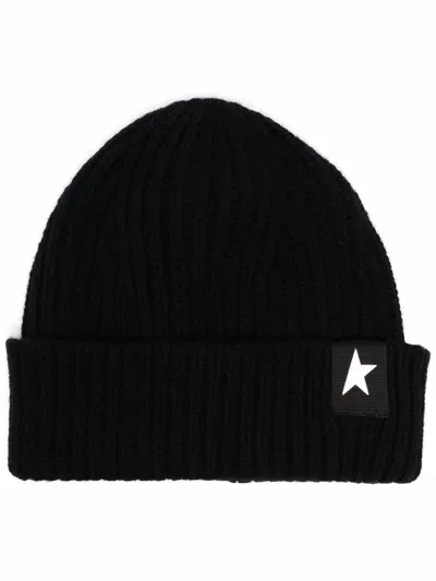 Golden Goose Black Cap With Little Star