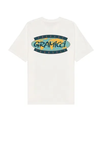 Gramicci Prepare Yourself Tee In White