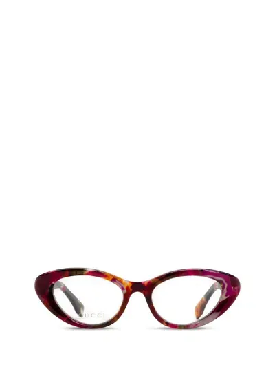 Gucci Eyewear Eyeglasses In Brown