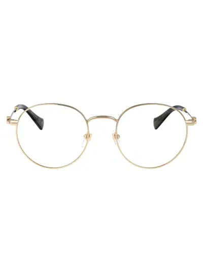 Gucci Gg1594o Glasses In 001 Gold Gold Transparent