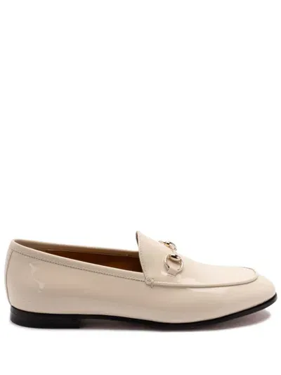 Gucci Horsebit-detail Loafers In Neutrals