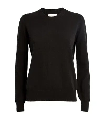 Harrods Cashmere Crew-neck Sweater In Black