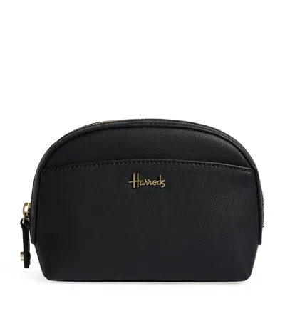 Harrods St James Cosmetic Bag In Gray