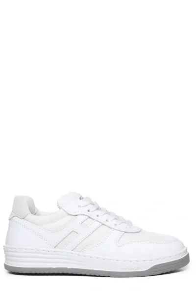 Hogan H630 Panelled Low-top Sneakers In White