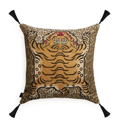 House Of Hackney Saber Cushion In Brown