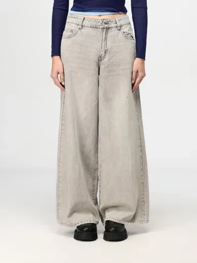 House Of Sunny Jeans  Woman Color Grey In Grau