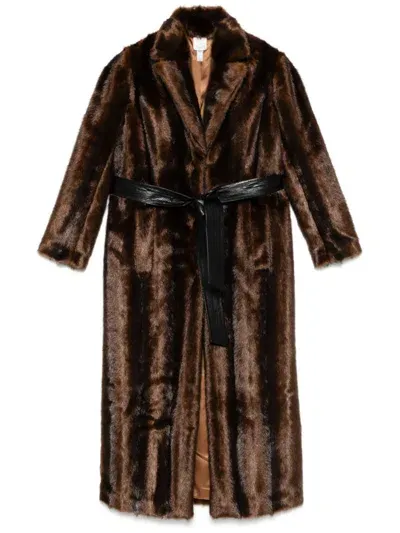 Huishan Zhang Roxanne Coat In Brown