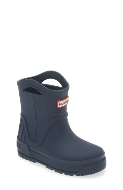 Hunter Kids' Georgey Waterproof Rain Boot In Navy