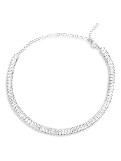 Hzmer Jewelry Crystal-embellished Necklace In Silber