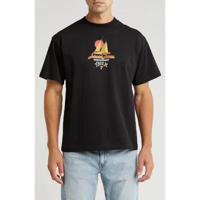 Id Supply Co Seven Seas Cotton Graphic T-shirt In Black