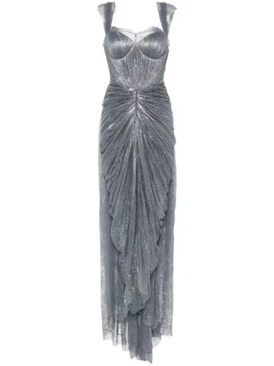 Iris Serban Hera Gown In 灰色