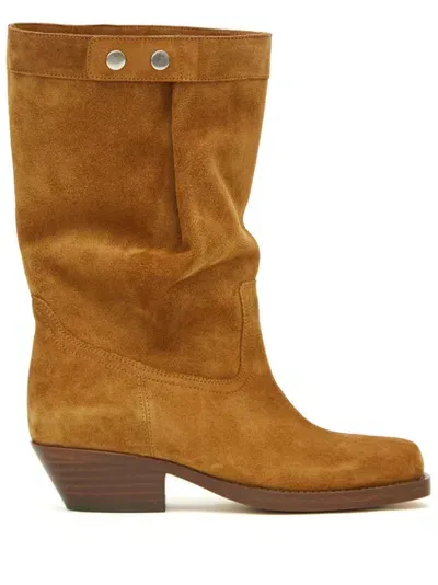 Isabel Marant 50mm Ademe Boots In Cognac