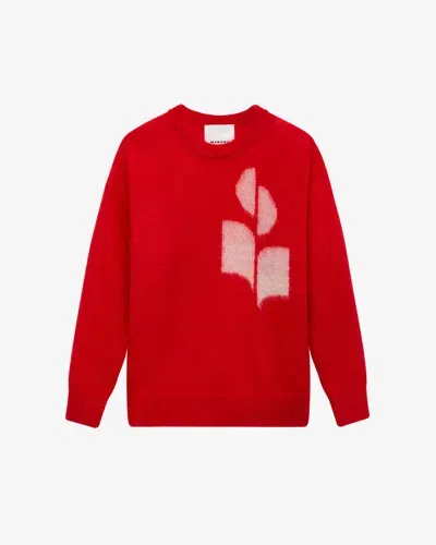 Isabel Marant Drany Sweater In Red